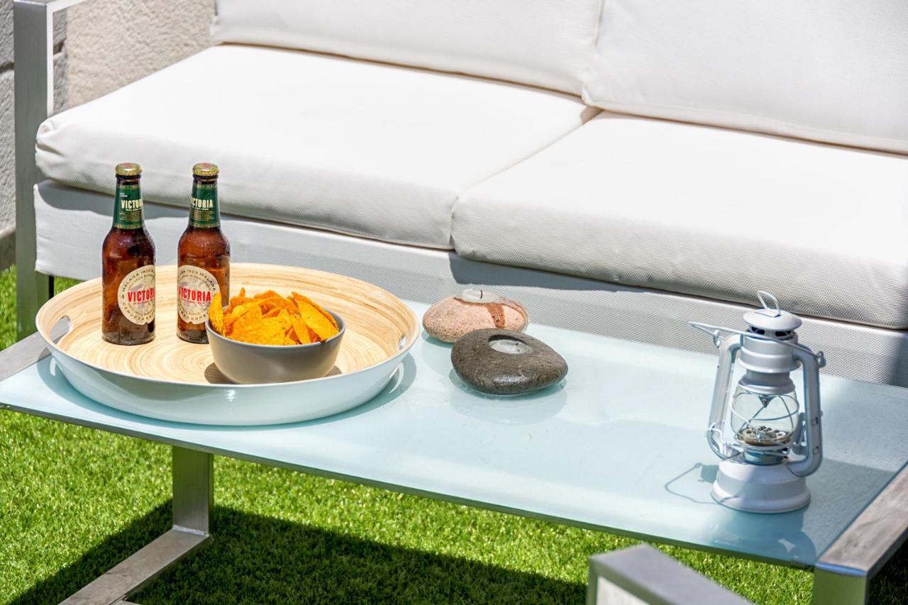 Ferienwohnung Atico Con Terraza Ac 1Hab En El Centro Y Piscina Comunitaria Málaga Exterior foto